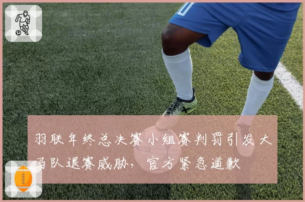 羽联年终总决赛小组赛判罚引发大马队退赛威胁,官方紧急道歉