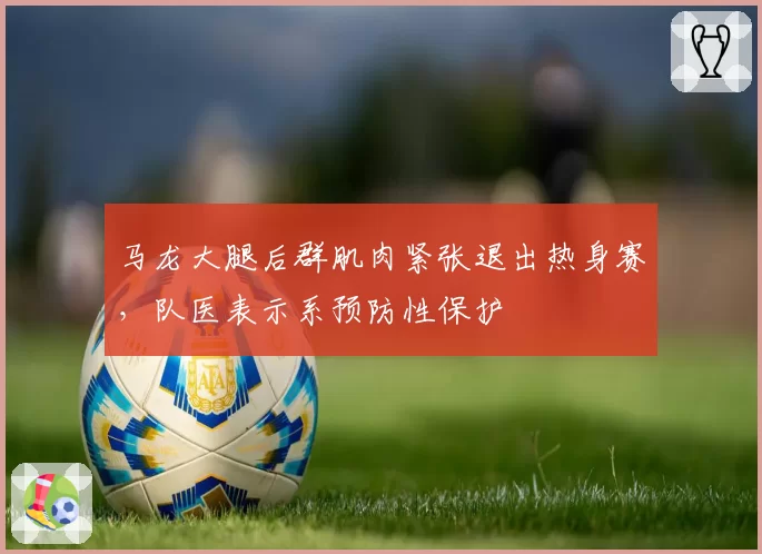 马龙大腿后群肌肉紧张退出热身赛,队医表示系预防性保护